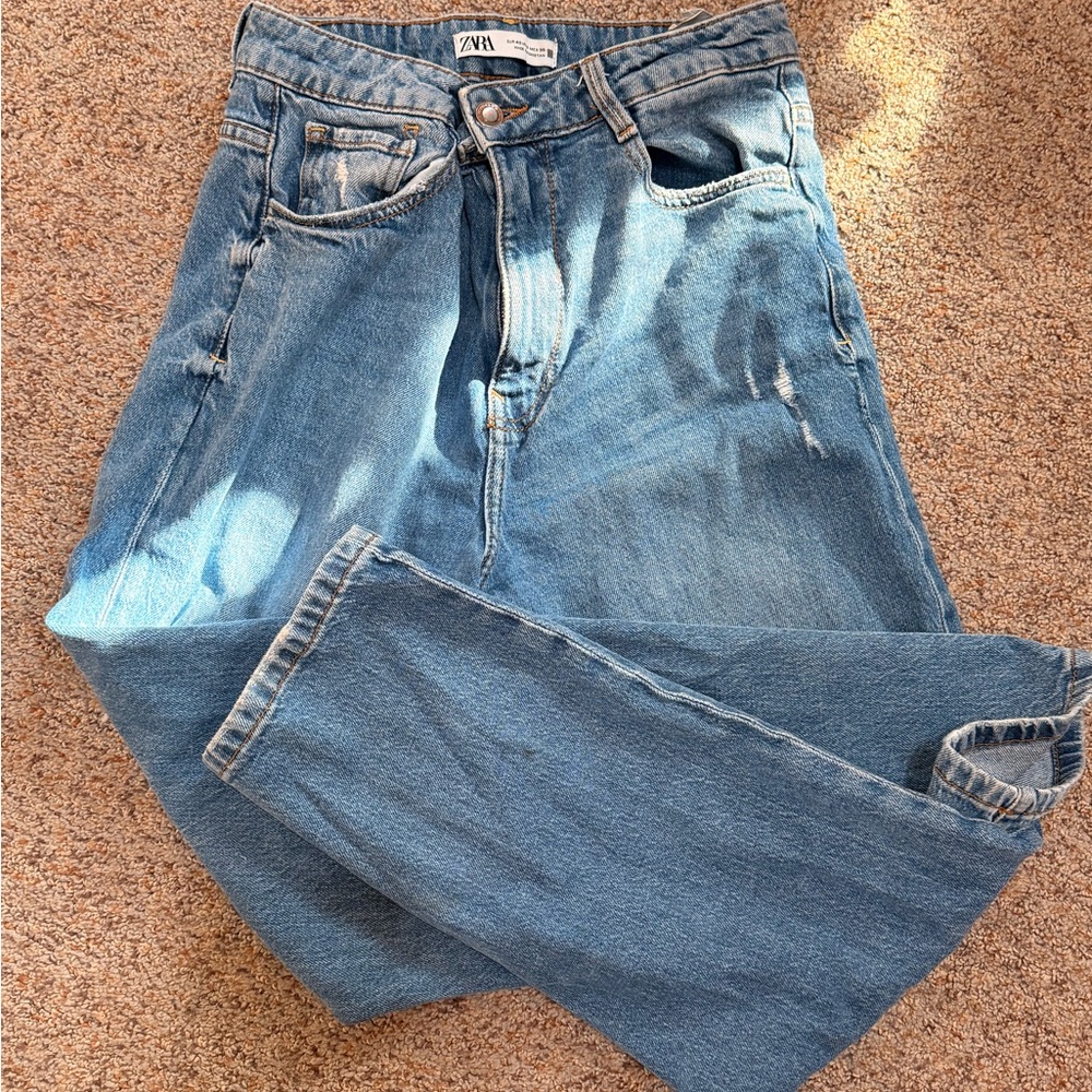 Zara Blue Denim Jeans